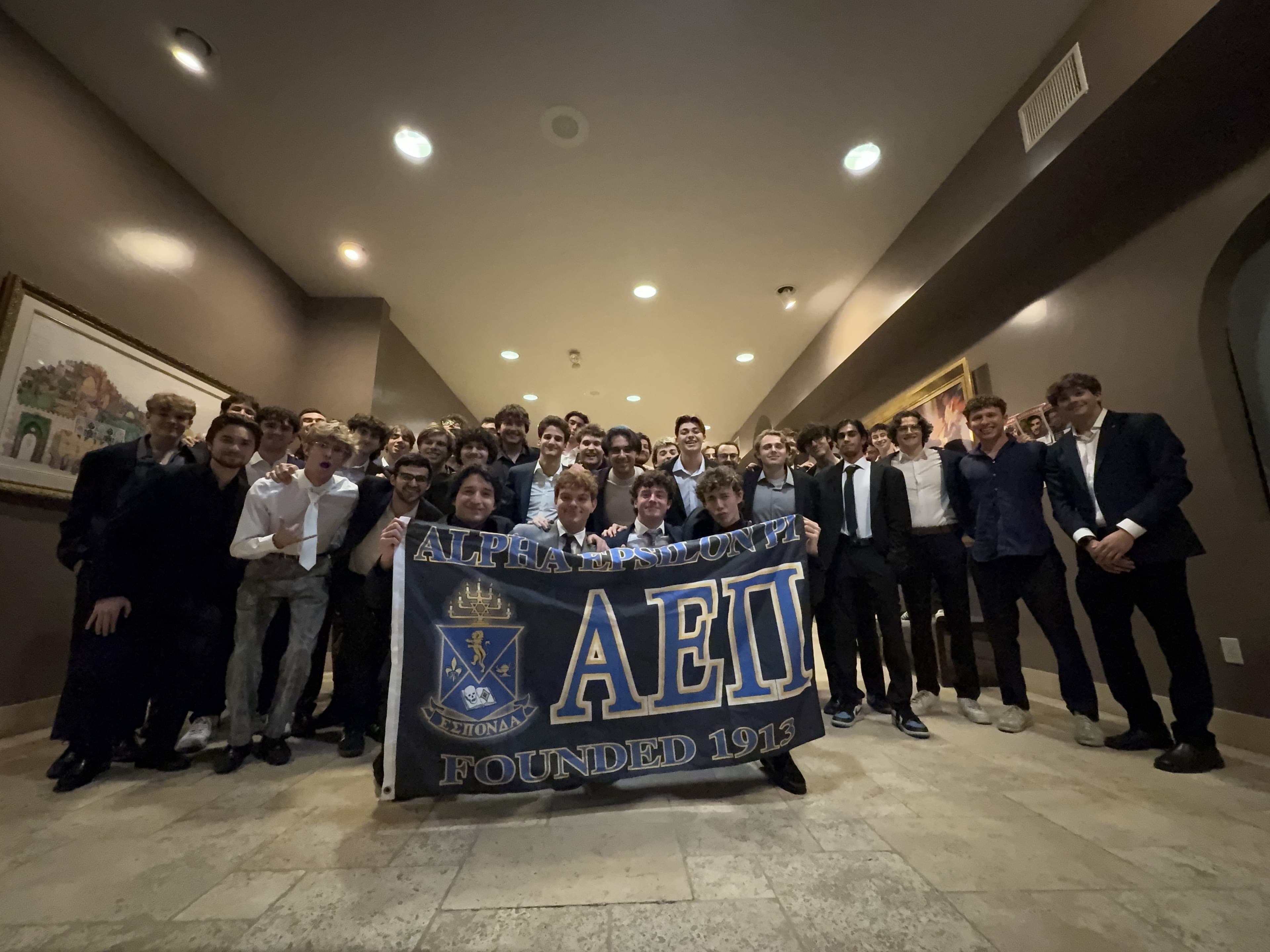 Alpha Epsilon Pi brothers at Chapman University